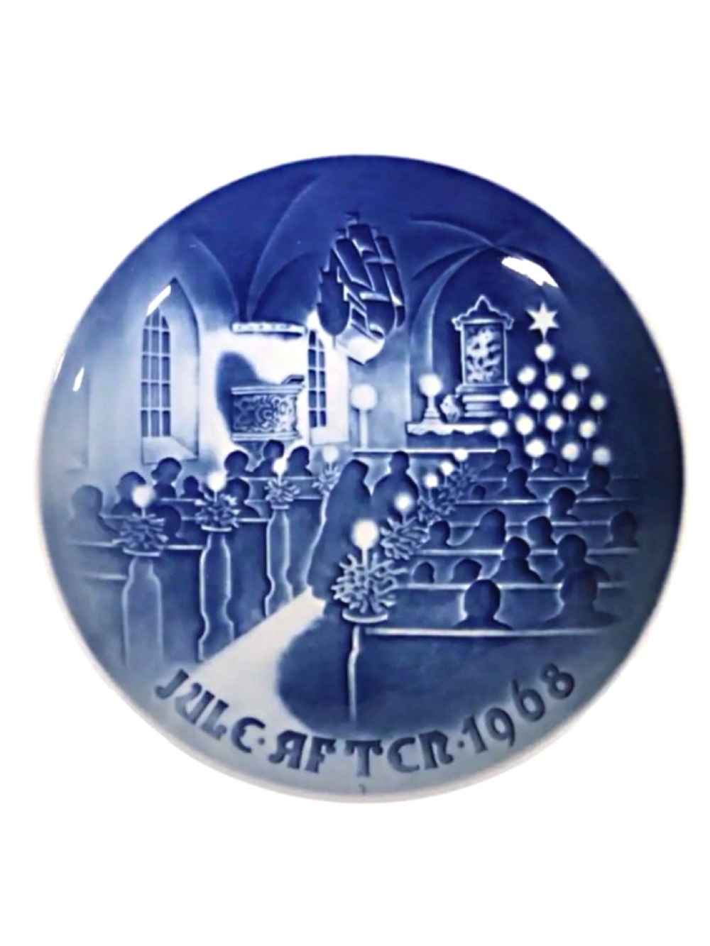 Bing & Grondahl Christmas Plate Christmas in Church 1968
